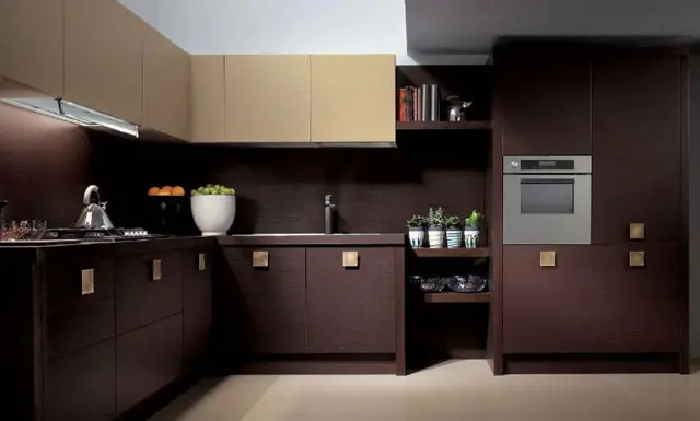 Shades Of Brown Kitchen  