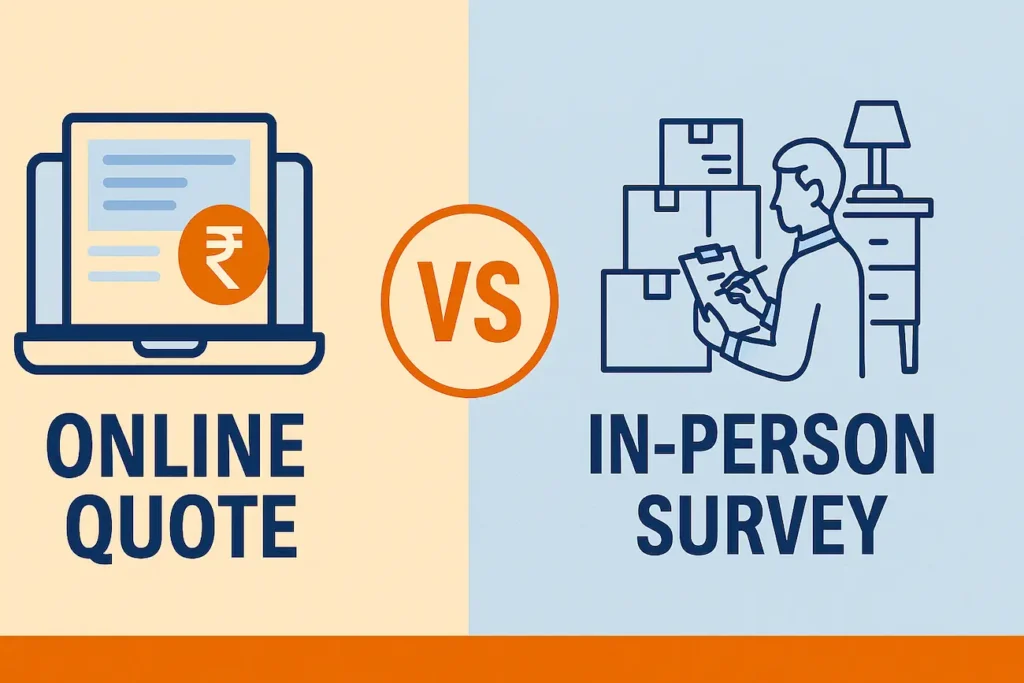 Online Moving Quote vs In-Person Survey