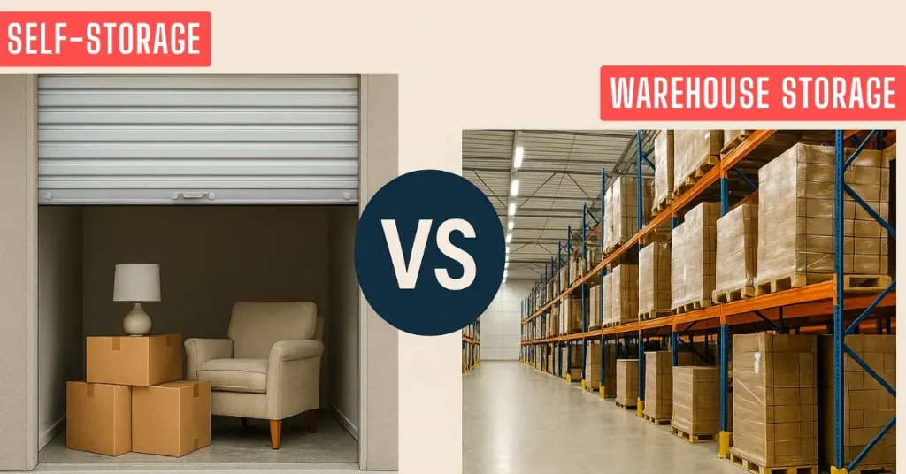 Self-Storage vs. Warehouse Storage