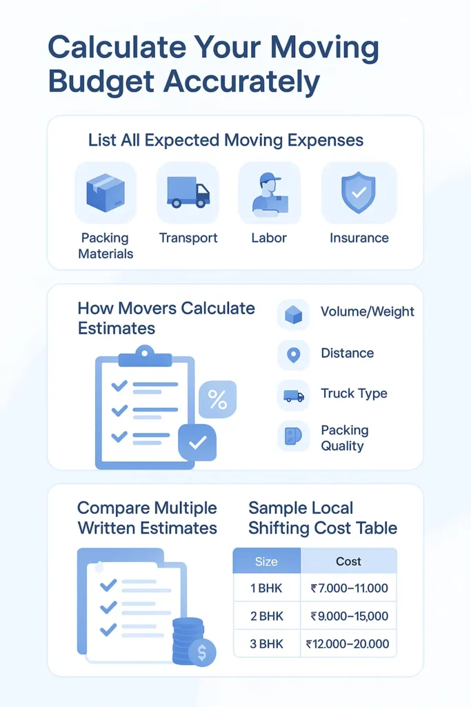 Calculate Your Moving Budget Accurately