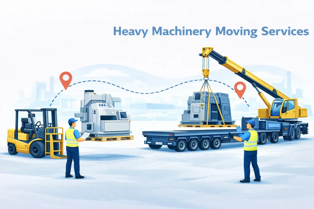 Heavy Machinery Moving Services