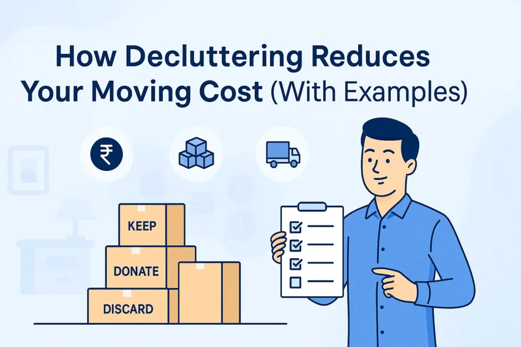 How Decluttering Reduces Your Moving Cost