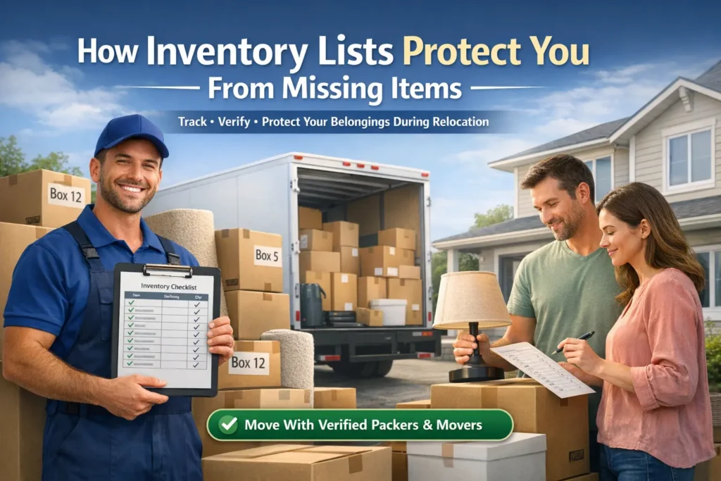 How inventory lists protect you from missing items during packing and moving