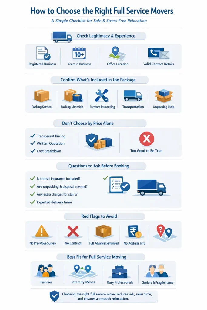 How to Choose the Right Full Service Movers