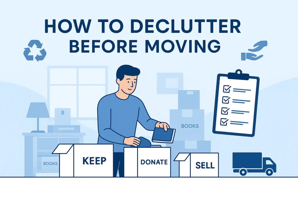 How to Declutter Before Moving