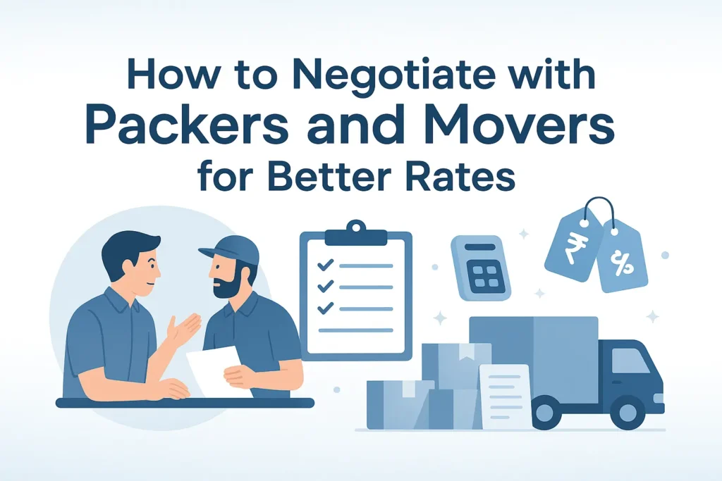 How to Negotiate with Packers and Movers