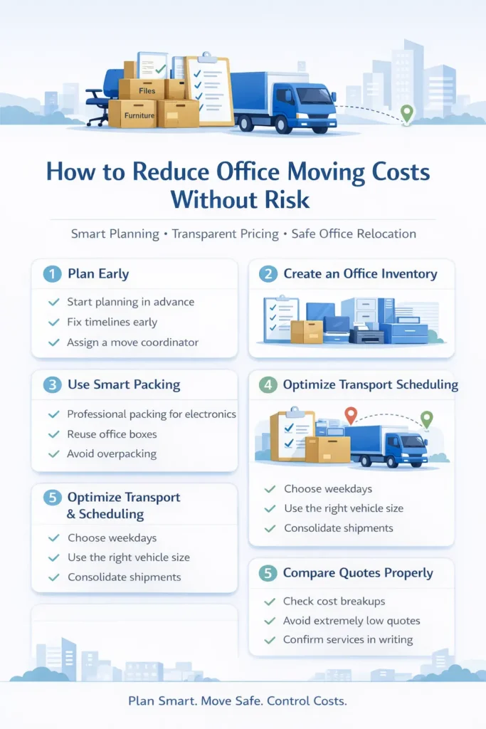 Infographic How to Reduce Office Moving Costs Without Risk