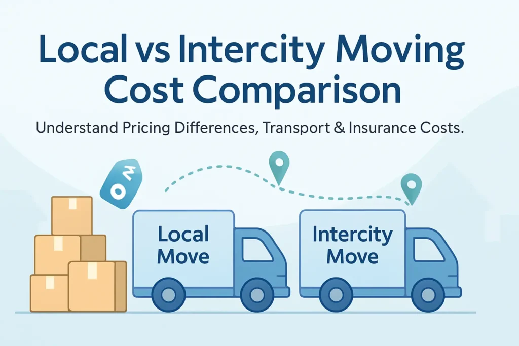 Local vs Intercity Moving Cost Comparison