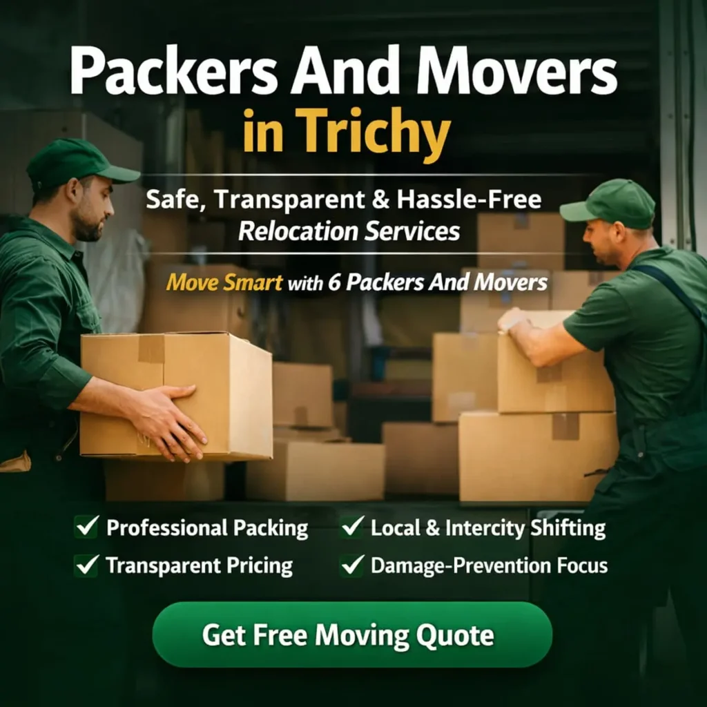 Packers and movers in Trichy offering safe and hassle-free relocation services