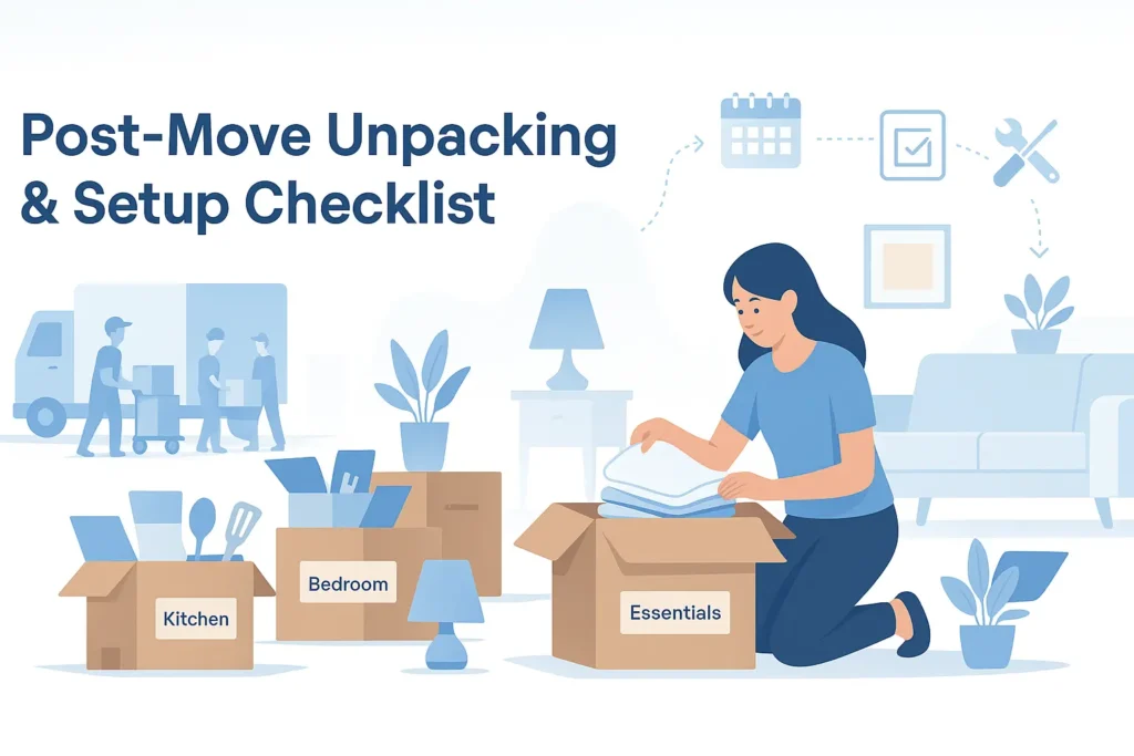 Post-Move Unpacking & Setup Checklist