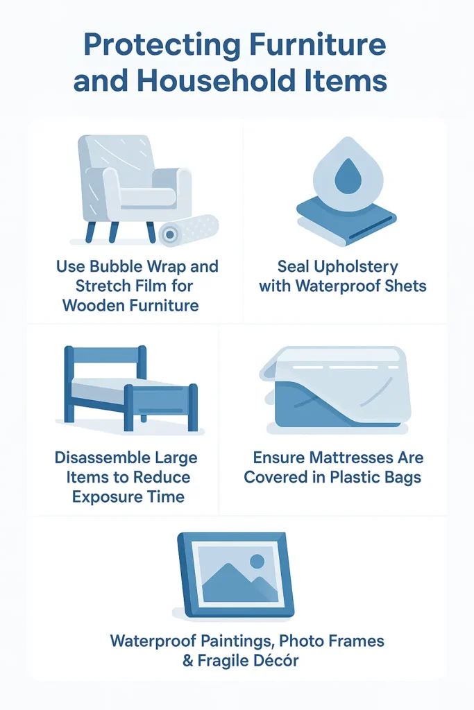 Protecting Furniture and Household Items Infographic
