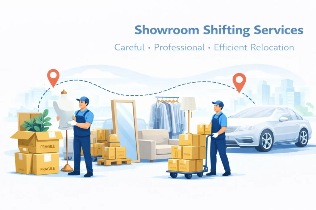 Showroom Shifting Services