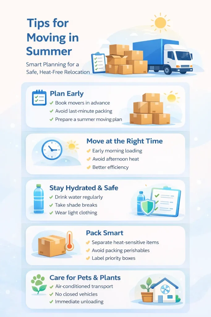 infographic Moving in Winter