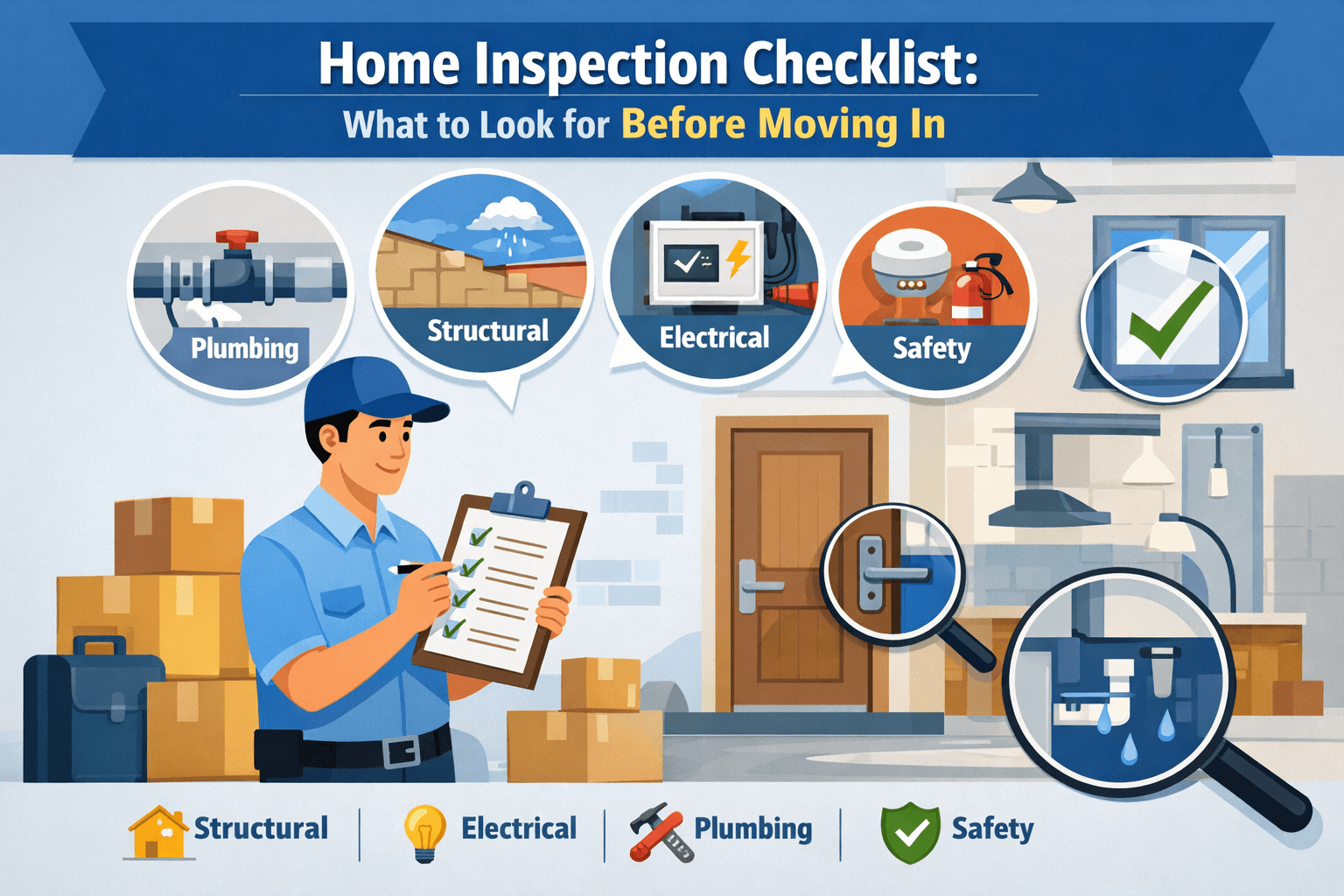 Home Inspection Checklist Before Moving In | Complete Pre-Move Guide ...