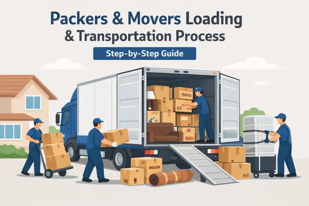 Packers and Movers Loading and Transportation Process