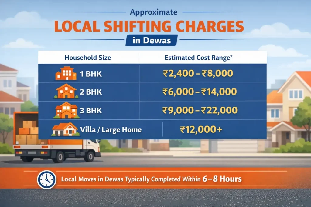 Local Shifting Charges in Dewas