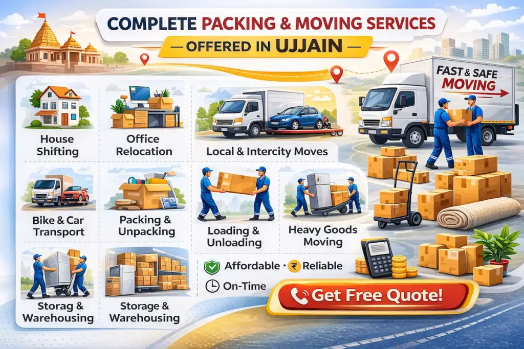 Packing & Moving Services in Ujjain